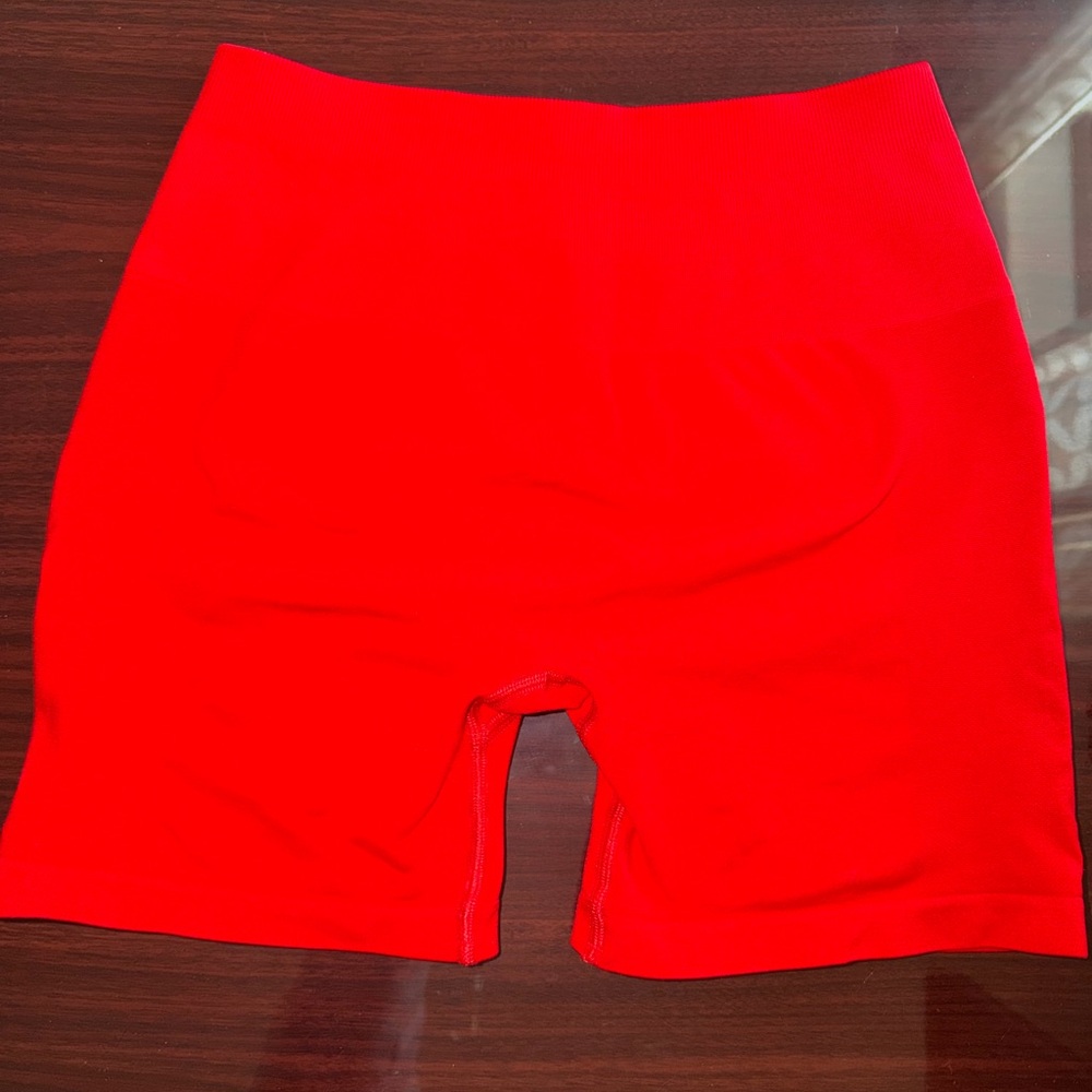 Alphalete Bold Red Athletic Shorts